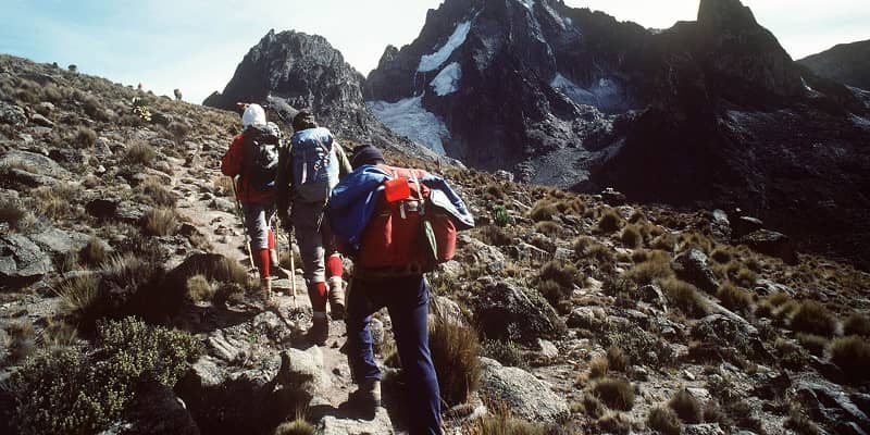 Hiking Mount Kenya